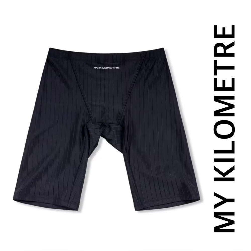 My Kilometre Black Striped Shorts